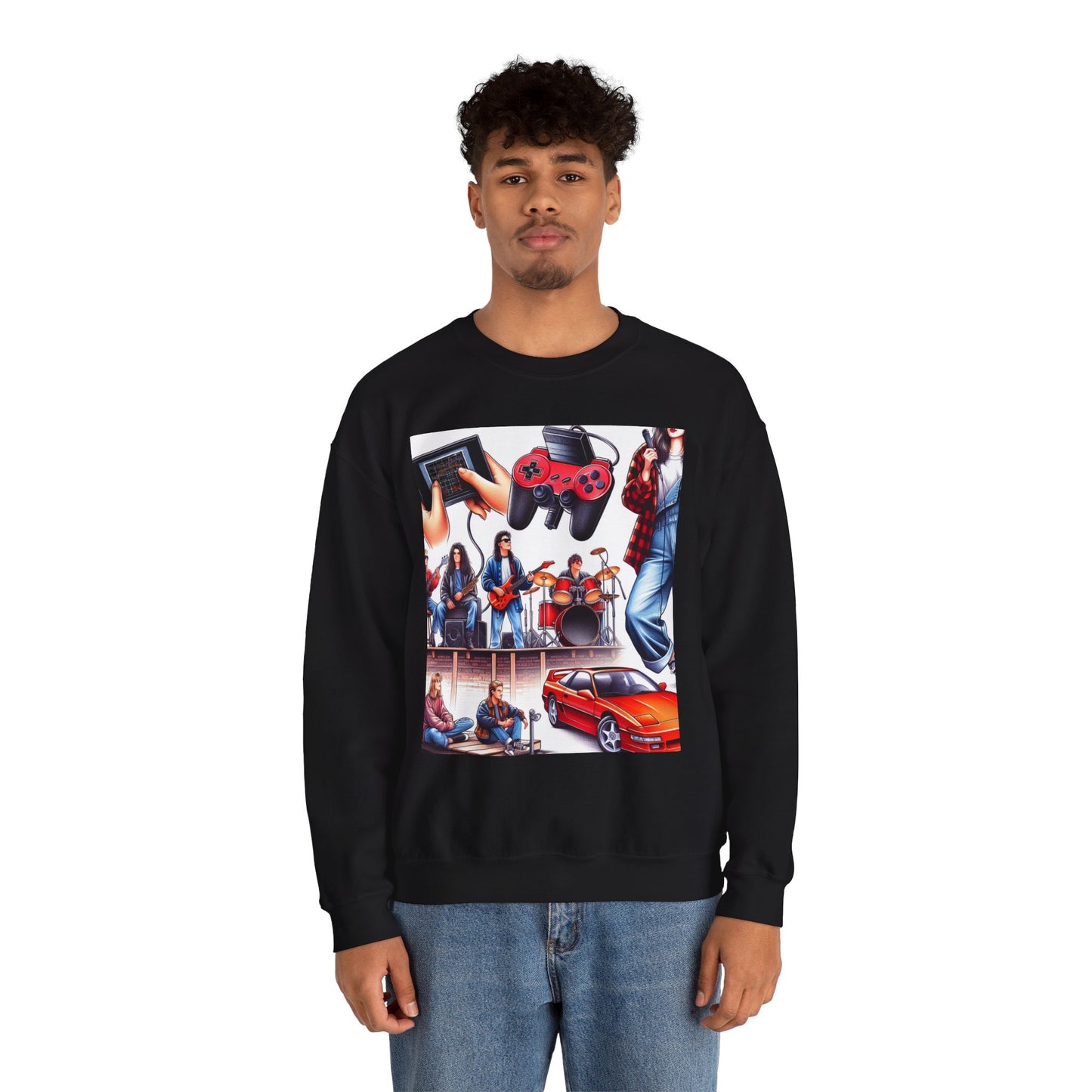 Retro Vibes Crewneck Sweatshirt