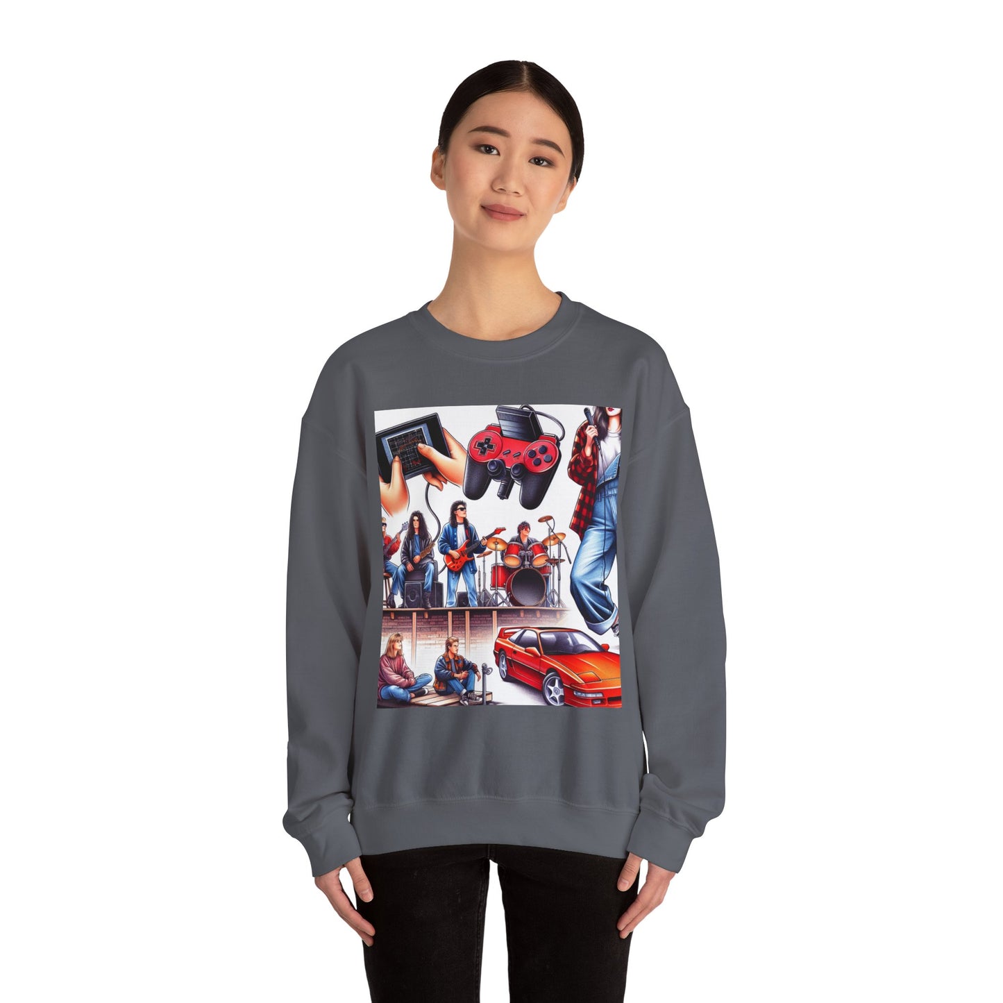 Retro Vibes Crewneck Sweatshirt
