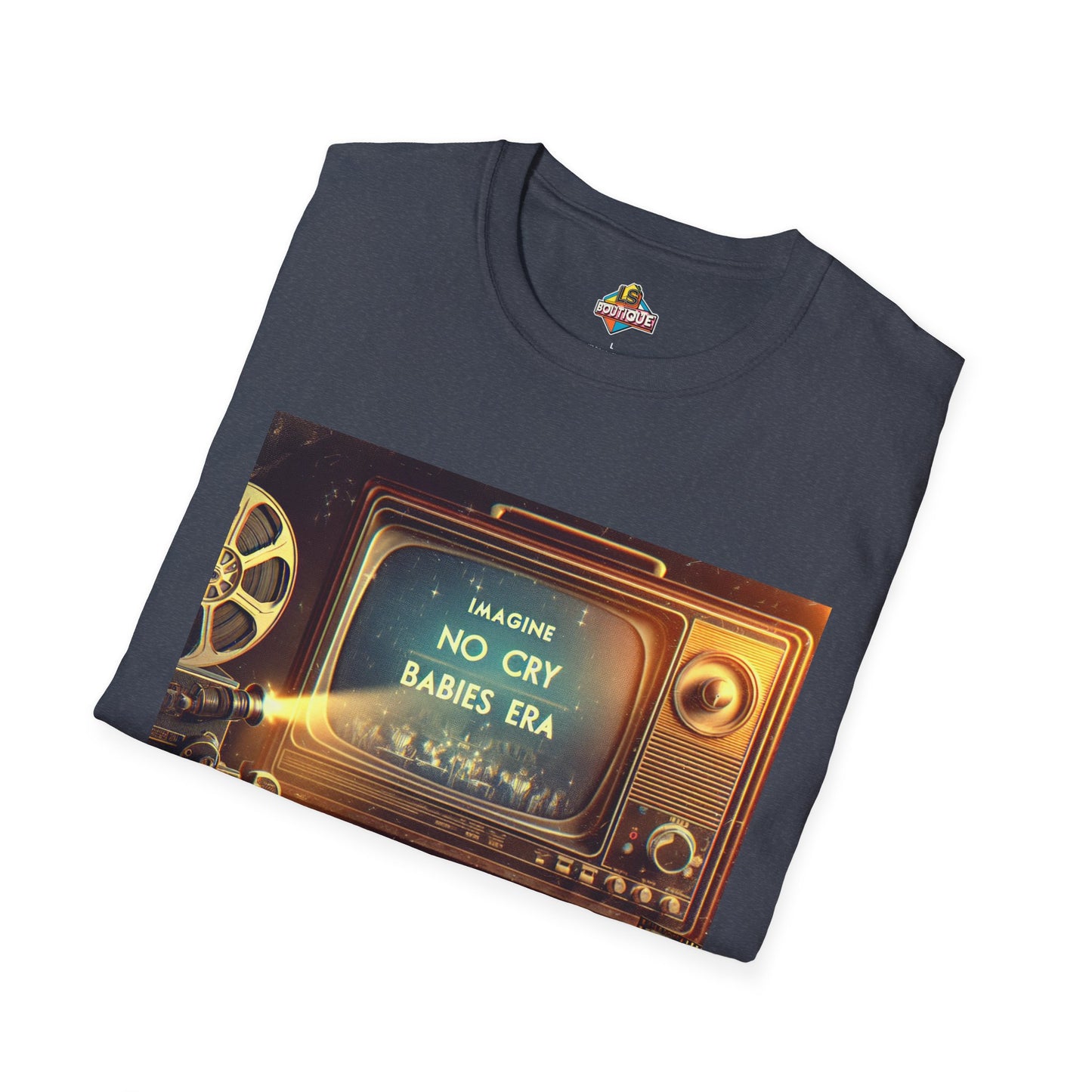 Vintage TV No Cry Babies Era Unisex T-Shirt