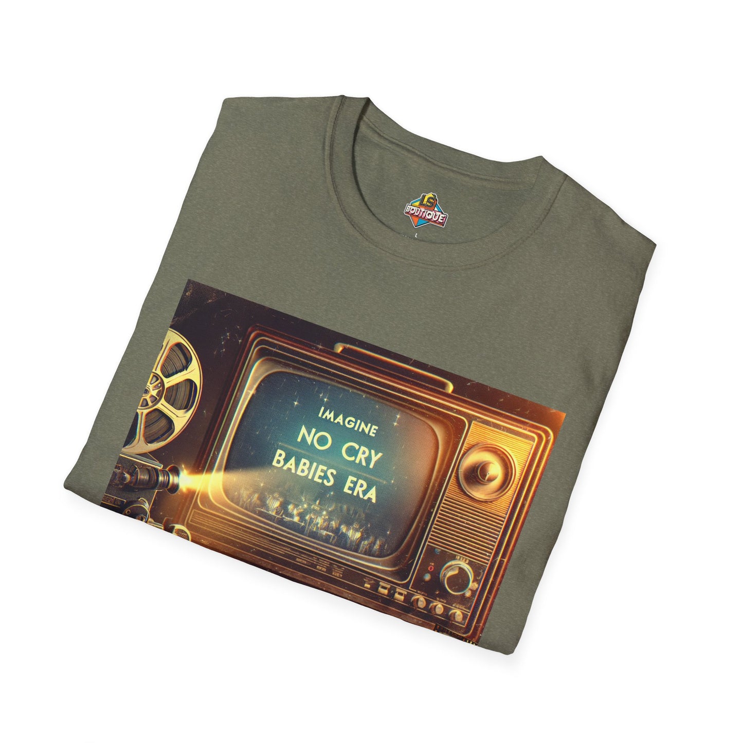 Vintage TV No Cry Babies Era Unisex T-Shirt