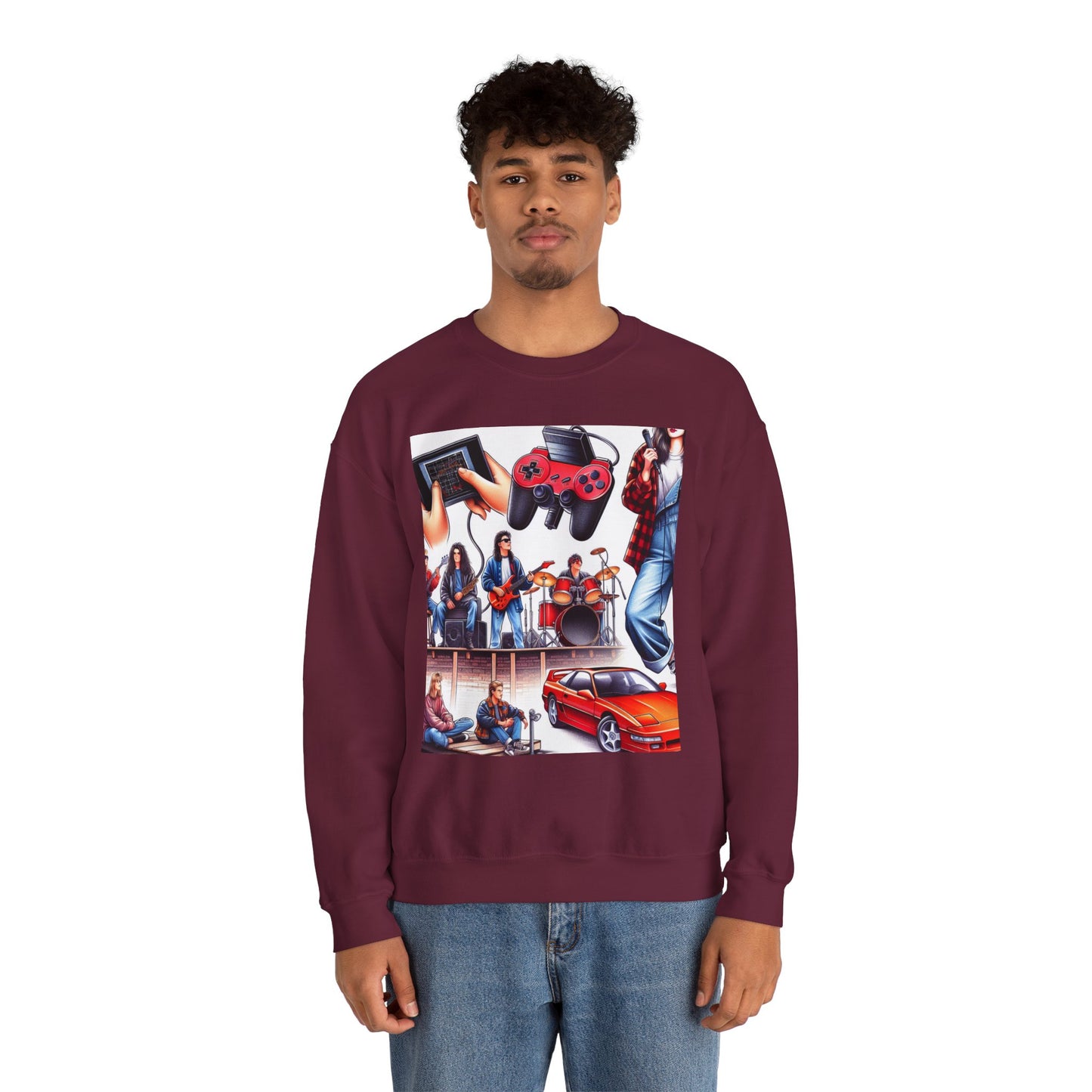 Retro Vibes Crewneck Sweatshirt
