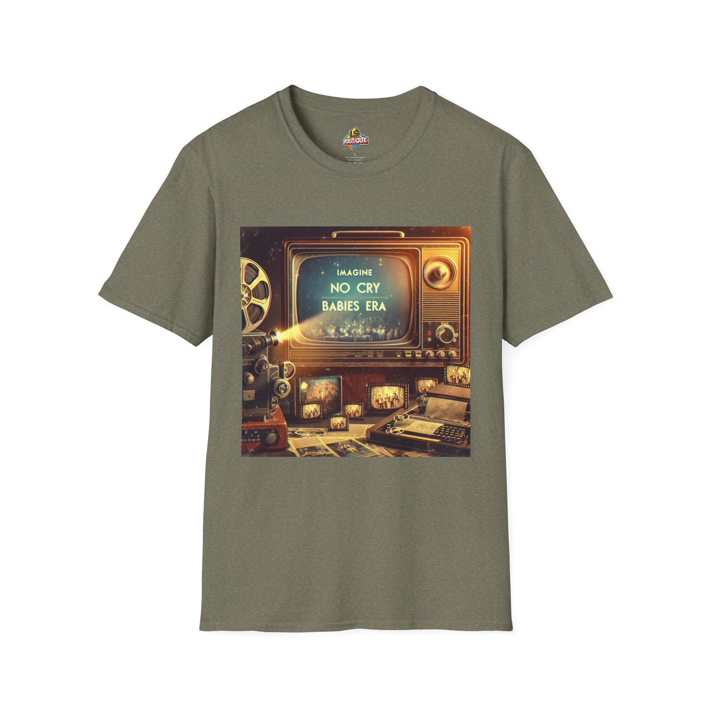 Vintage TV No Cry Babies Era Unisex T-Shirt