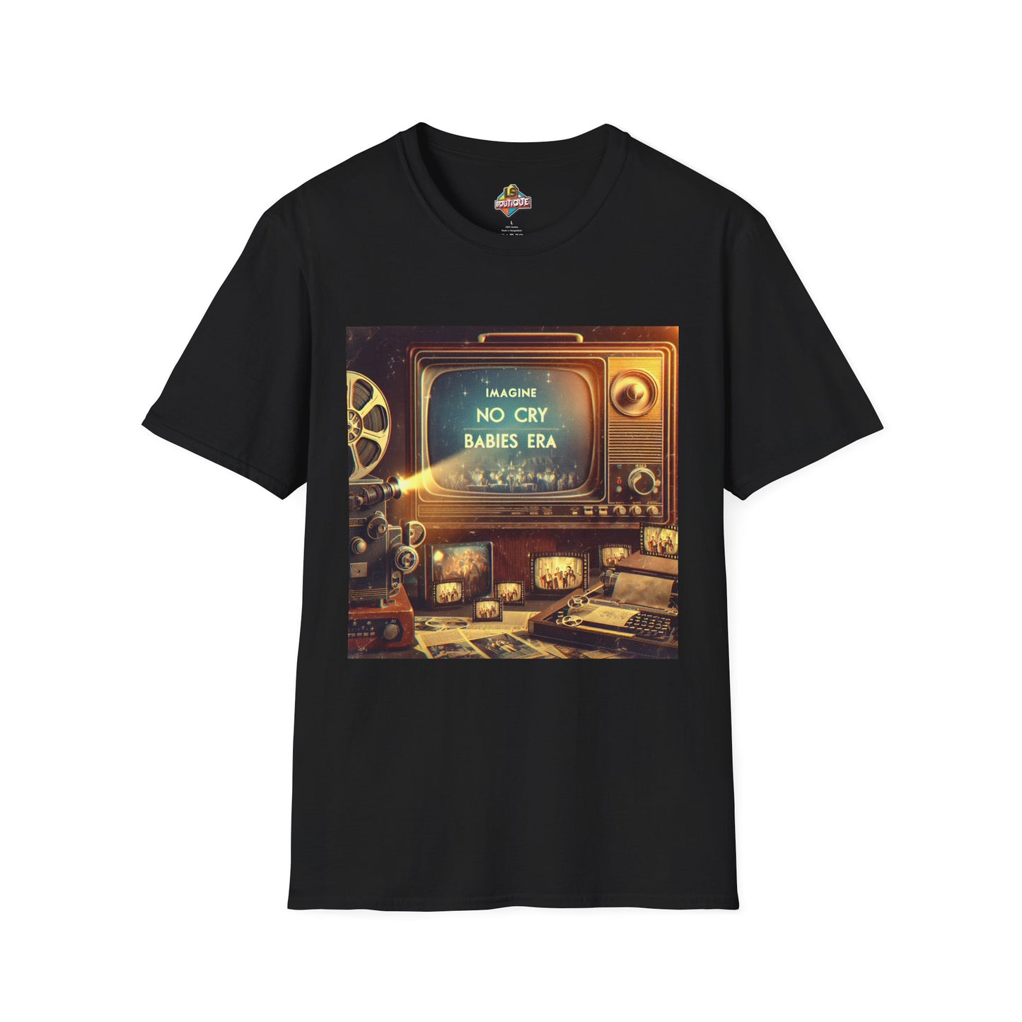 Vintage TV No Cry Babies Era Unisex T-Shirt