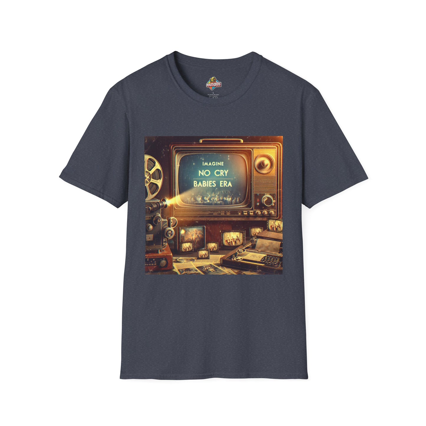 Vintage TV No Cry Babies Era Unisex T-Shirt